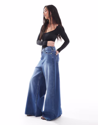 wide leg jeans